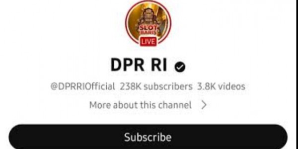 Akun YouTube Official DPR RI Tampilkan Live Judi Slot, Bareskrim Turun Tangan