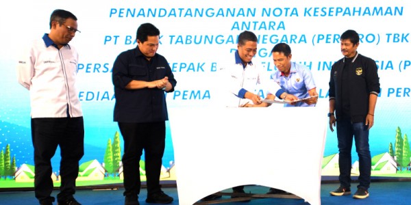 Bank BTN Dan PSSI Berkolaborasi Sediakan Hunian Layak Bagi Pelaku Olahraga Sepakbola