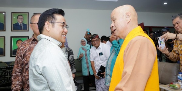 Maha Bhiksu Dutavira Doakan Cak Imin Menjadi Wapres