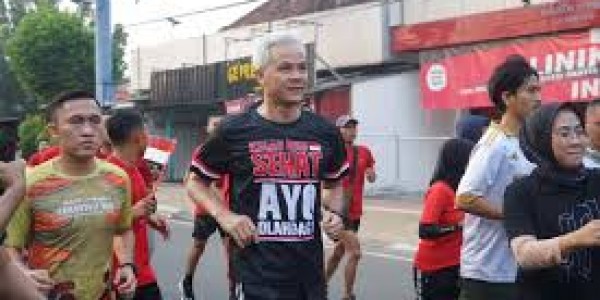 Ganjar Pranowo Sosok Capres yang Rajin Berolahraga