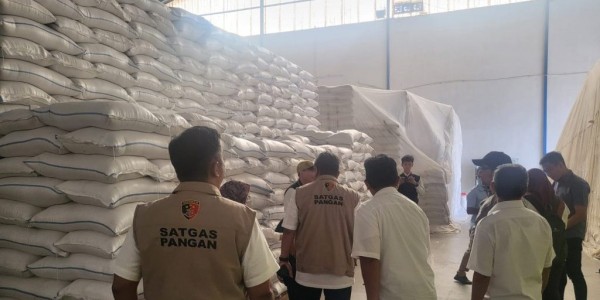 Jaga Stabilitas Harga Beras, Satgas Pangan Polri Terus Lakukan Pengawasan