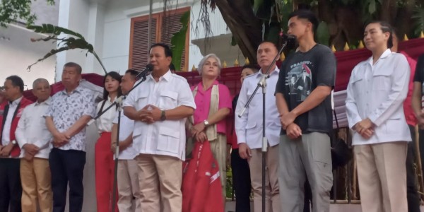 Disambangi PSI, Prabowo: Bertukar Pikiran Tentang Solusi Kebangsaan