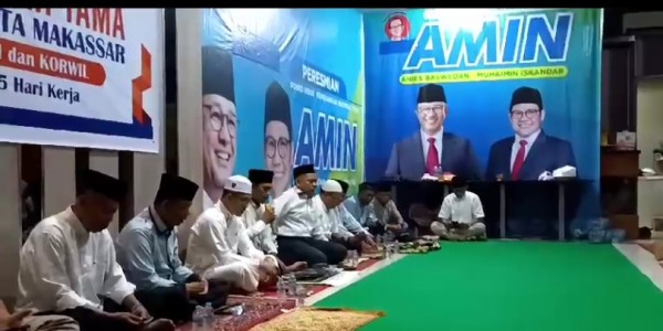 Ketuk Langit, Relawan AMIN Gelar Dzikir Tiap Pekan