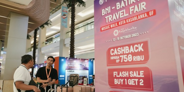 BNI dan Batik Air Gelar Travel Fair, Tawarkan Tiket Murah Beli 1 Dapat 2