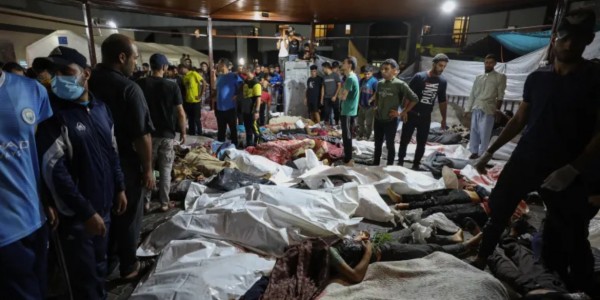 Makin Brutal, Israel Bom Rumah Sakit di Gaza, Tewaskan 500 Orang