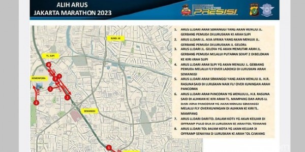 Masyarakat Diimbau Naik Transportasi Umum ke GBK, Ada Jakarta Marathon