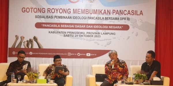 DPR: Pancasila Adalah Ideologi Terbuka, karena Nilainya Universal