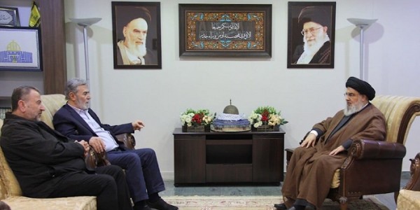 Pemimpin Hizbullah Bertemu dengan Pemimpin Jihad Islam Palestina dan Hamas