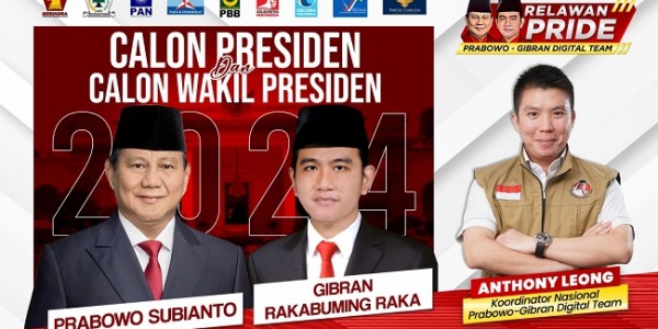 Relawan PRIDE Sebut Sentimen Positif Prabowo-Gibran Genjarkan Kampanye Udara