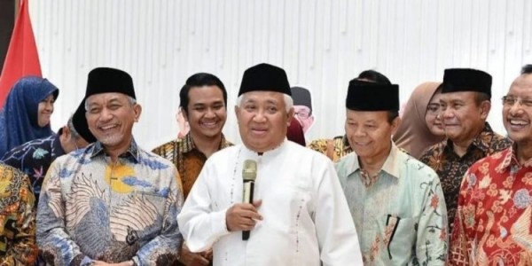 Din Syamsuddin Yakin Warga Muhammadiyah Dukung Pasangan AMIN