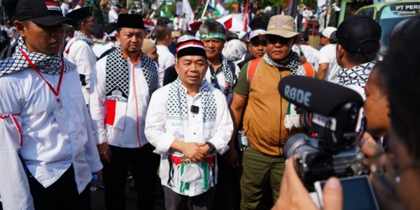 Aksi Bela Palestina di Depan Kedubes AS, Ketua Fraksi PKS DPR: Stop Penjajahan Israel!