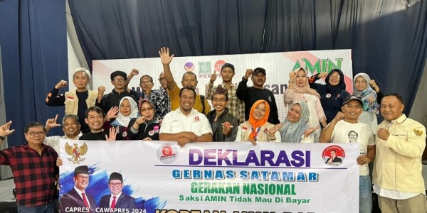 Relawan KoReAn Jabar Deklarasi Gerakan Nasional Saksi AMIN Tak Mau Dibayar