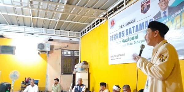 Pengusaha Anies di Tangerang Deklarasi Gerakan Nasional Saksi AMIN Tak Mau Dibayar