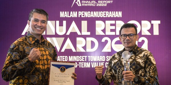 Bank BTN Raih Juara 1 ARA 2022