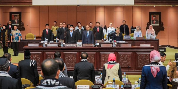 Sidang Paripurna DPD RI Dukung Kemerdekaan Palestina dan Kecam Agresi Militer Israel
