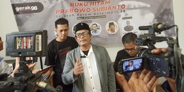 Momentum Hari HAM Internasional, Aktivis Gerak 98 Luncurkan ‘Buku Hitam Prabowo Subianto’