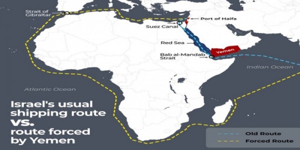Diancam Yaman, Kapal-kapal Israel Terpaksa Kelilingi Afrika Hingga Rugi Jutaan Dolar