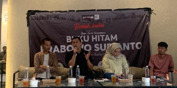 Aktivis dan Akademisi Gelar Bedah Buku Hitam Prabowo di Bandung 