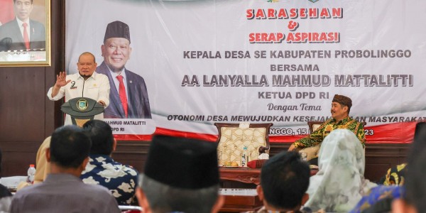 Di Hadapan AKD Probolinggo, Ketua DPD RI Ingatkan Lima Prioritas Agar Desa Mandiri
