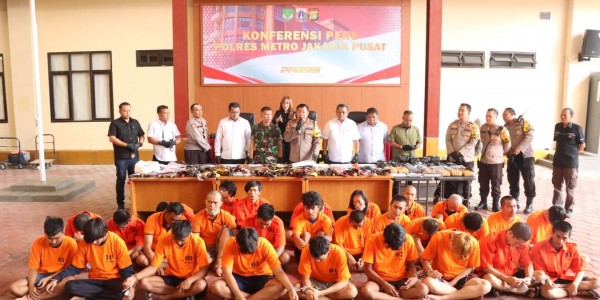 Lukai Polisi saat Lerai Tawuran, 18 Pelajar Diamankan Polisi