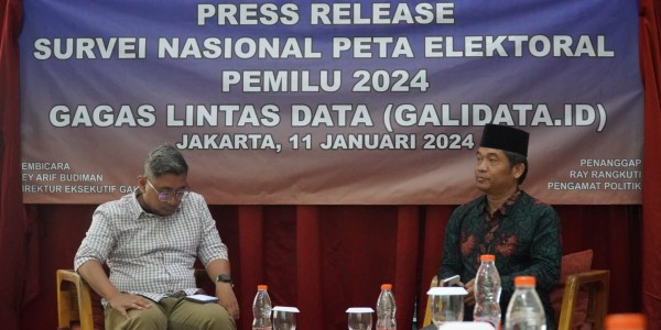 Survei Pilpres 2024 Galidata, Elektabilitas Ganjar-Mahfud Tertinggi