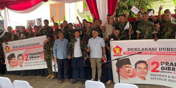 Ingin Lebih Sejahtera, Perlinmas Deklarasi Dukung Prabowo-Gibran
