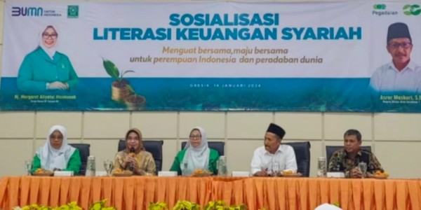 PP Fatayat NU Gandeng PT Pegadaian Turun Gunung ke Gresik, Perkuat Kemandirian Ekonomi Kader