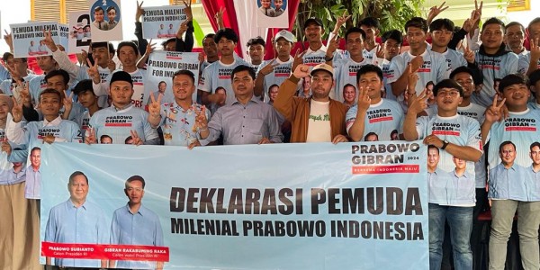 Didukung Milenial, TKN: Anak Muda Jadi Kunci Kemenangan Prabowo-Gibran
