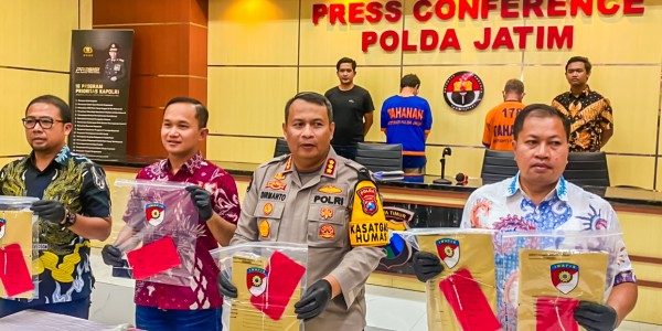 Polda Jatim Bongkar 4 Tersangka Calo ASN Kemenkumham dan Kemenag Pusat-Daerah