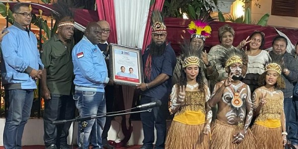 Relawan Papua Center Deklarasi Dukung Prabowo-Gibran, Yakin Papua akan Lebih Baik dari Sekarang