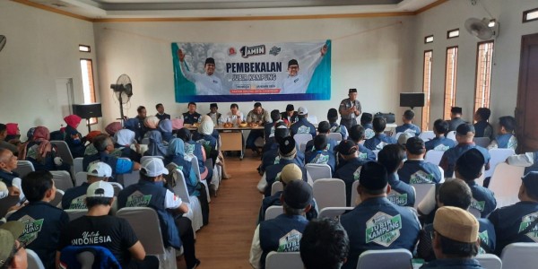 Ratusan Relawan Ikut Pembekalan Jubir Kampung se-Provinsi Banten dan DKI