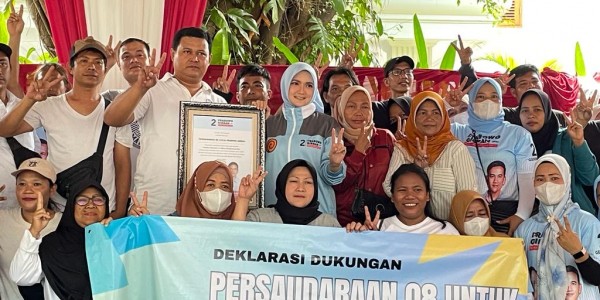 Ingin Indonesia Maju dan Berdaulat, Persaudaraan 08 Deklarasi Dukung Prabowo-Gibran