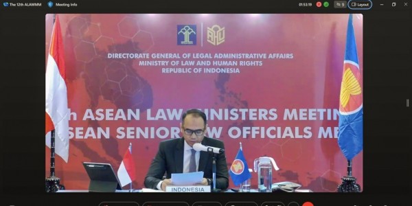 Indonesia Dorong Perjanjian Ekstradisi dalam Pertemuan Menteri Hukum ASEAN ke-12 ALAWMM