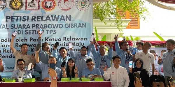 Kawal Suara Prabowo-Gibran di TPS, Relawan Luncurkan Aplikasi Suarapagi.id