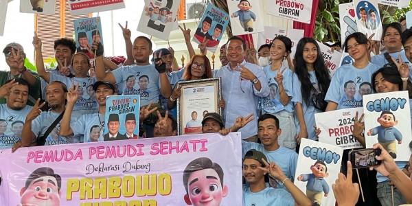 Minta Sekolah Gratis dan Lapangan Kerja Mudah, Pemuda Pemudi Sehati 08 Dukung Prabowo-Gibran