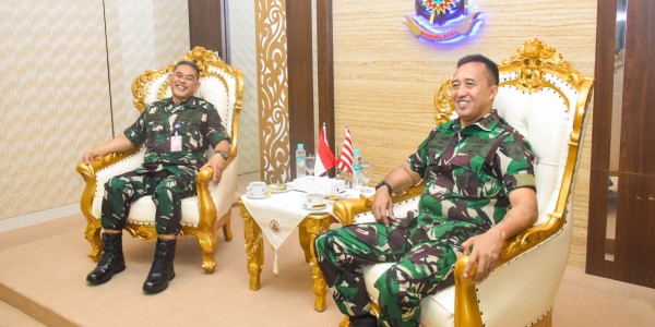 Eratkan Kerja Sama, Dankodiklatal Terima Kunjungan Kepala RSPAL dr. Ramelan