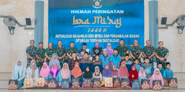 Momentum Peringatan Isra Miraj Tingkatkan Iman dan Takwa Personel Kodiklatal
