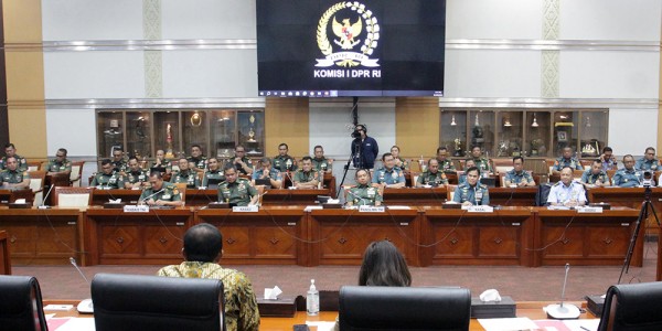 Panglima TNI Raker Dengan Komisi I DPR RI
