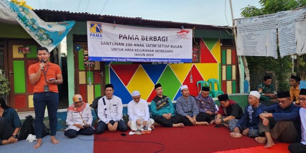 Sambut Ramadhan 1445 Hijriyah, PAMA Gelar Santunan Anak Yatim dan Duafa di 2 Lokasi Kelurahan Jatinegara