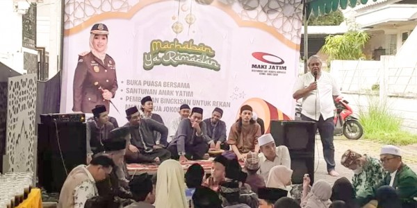 Didukung Kajati Jatim, LSM MAKI Santuni Anak Yatim Piatu di Bulan Ramadan