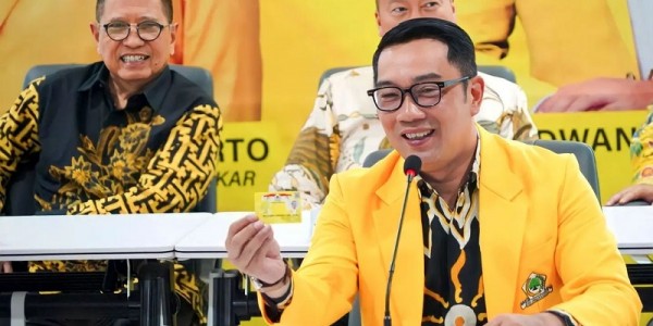 Golkar Tugaskan Ridwan Kamil Maju di Pilkada Jakarta dan Jawa Barat