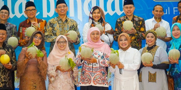 Halal Bihalal Bersama Keluarga Besar Unair, Khofifah: Menguatkan Sinergi Civitas Akademika dengan Alumni