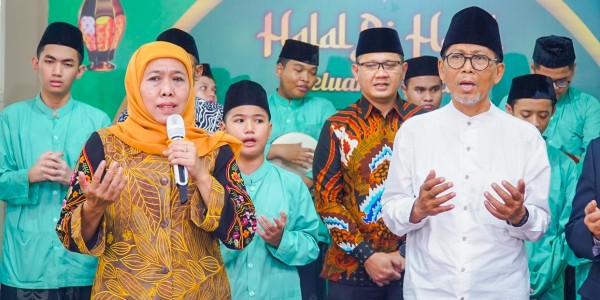 Halal Bihalal Keluarga Besar Yayasan Khadijah, Khofifah Bangga Kualitas Pendidikan Terus Meningkat