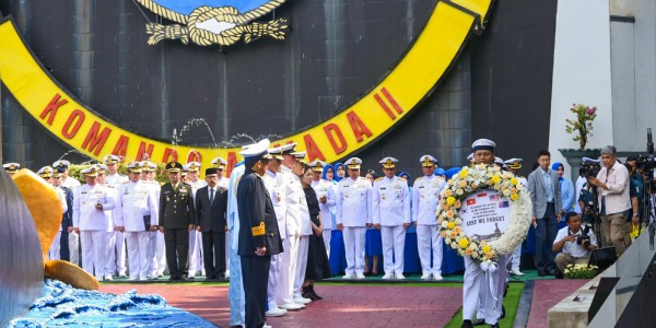 Dankodiklatal Ikuti Peringatan Tiga Tahun Gugurnya Prajurit KRI Nanggala-402