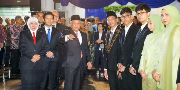 Rektor ITS Bambang Pramujati Dilantik, Khofifah Optimis ITS Tingkatkan Kemajuan Bangsa