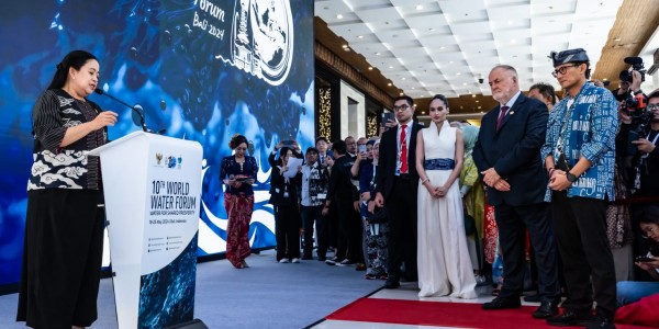 Puan Buka Pameran di WWF ke-10 yang Diikuti Berbagai Negara Soal Inovasi Air