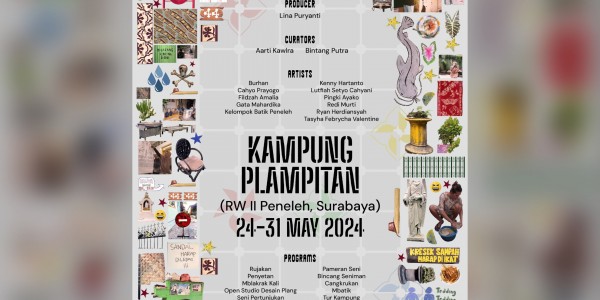 “Ritus Liyan”, Kolaborasi Unair dan Warga Kampung Plampitan Gelar Pameran Seni Urban