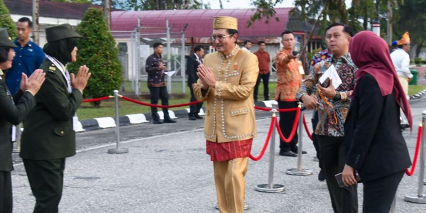 Hadir Di Upacara Peringatan Harlah Pancasila, Fadel Muhammad: Kita Gelorakan Semangat Pancasila Dari Daerah Riau