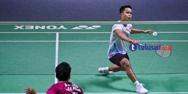 FOTO: Hari Pertama Kapal Api Indonesia Open 2024, Ginting Tersingkir