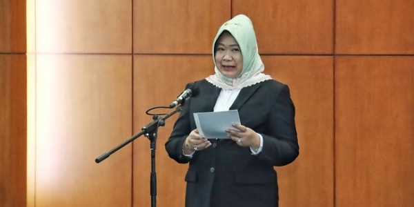Pelantikan Empat Pejabat Tinggi Pratama Setjen MPR, Siti Fauziah : Junjung Tinggi Kejujuran dan Integritas